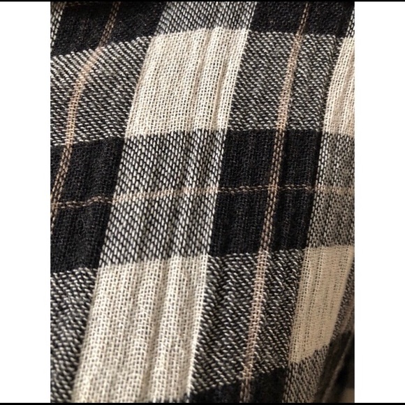 Free People Plaid Clip Button Shirt - Picture 4 of 7